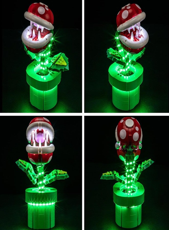 BRIKSMAX Light Kit for Lego-71426 Piranha Plant -Led Lighting Compatible with Lego Super Mario Building Set- Not Include Lego Set - Image 4